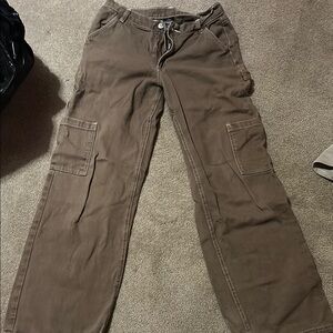 Women's Brown Cargo Pants